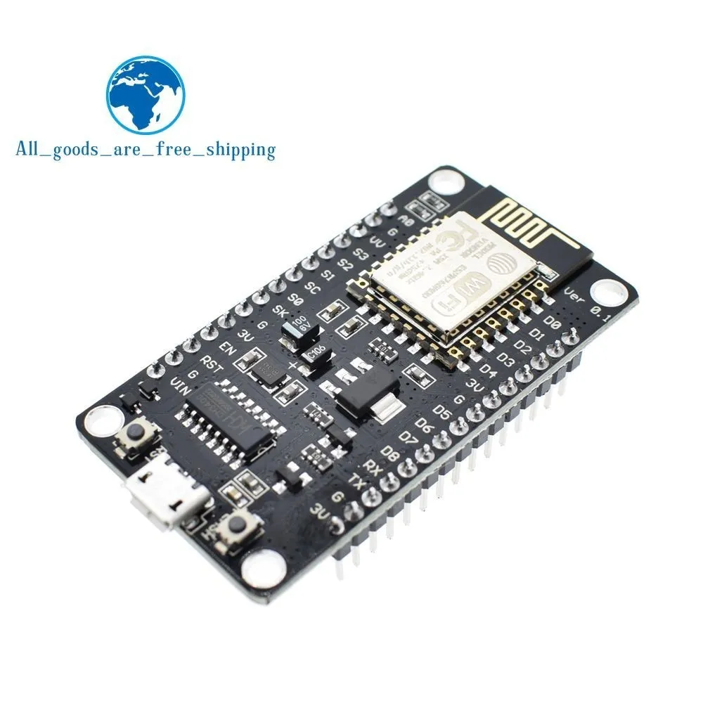 Беспроводной модуль NodeMcu v3 CH340 Lua wifi Интернет вещей макетная плата ESP8266 с pcb антенной и usb портом для Arduino