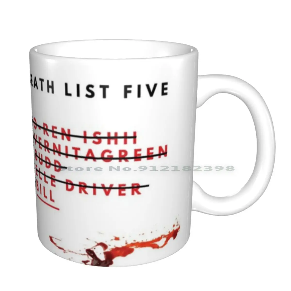 Убить Билла-список смерти керамические кружки кофейные чашки кружка для молока и