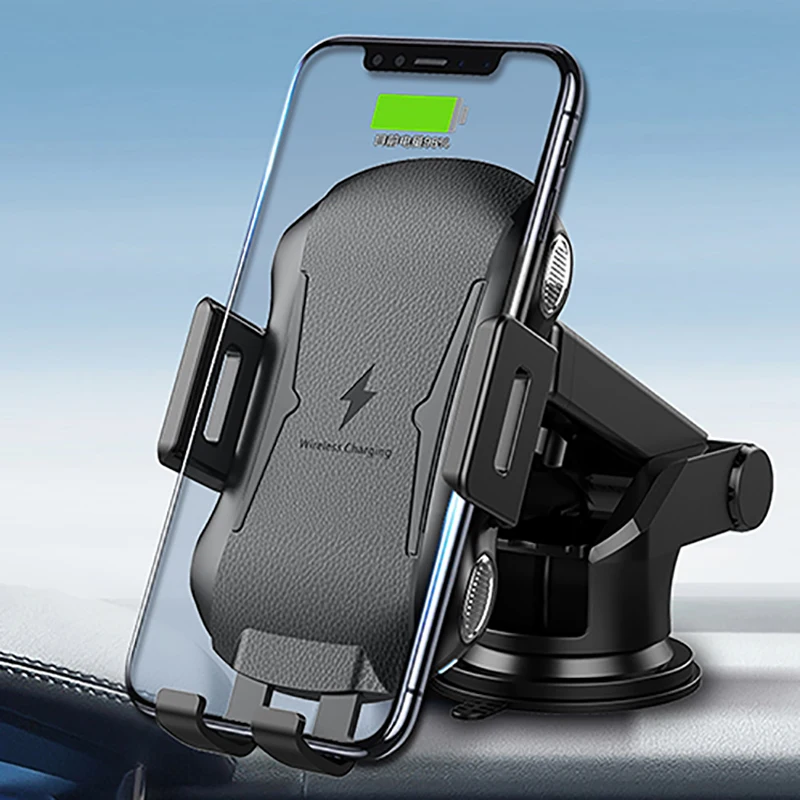 10 Вт 2 в 1 Qi Беспроводное Автомобильное зарядное устройство для iPhone XS Max Samsung S8