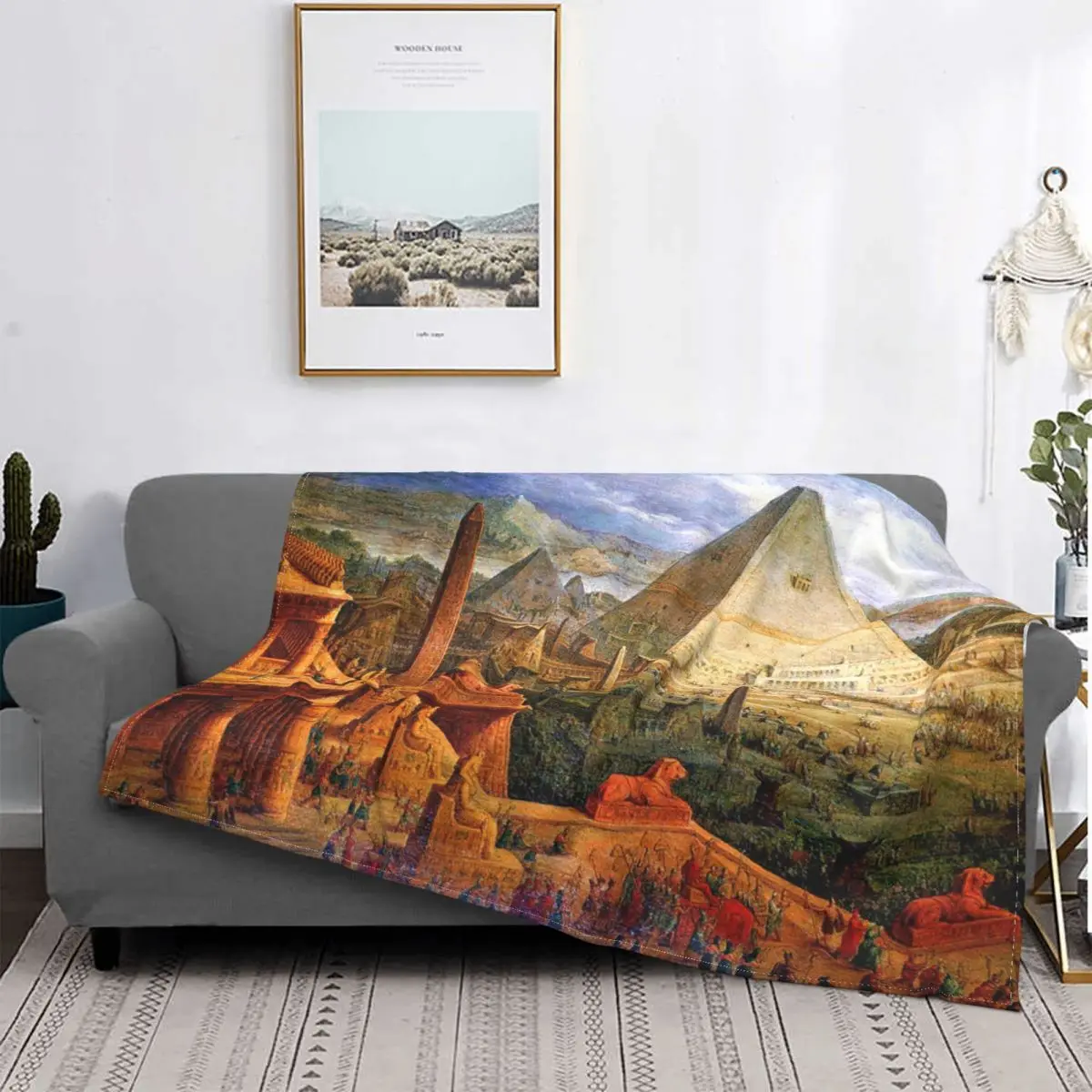 

Одеяло в стиле древней египетской цивилизации, легкий плед в африканской пирамиде для кровати, дорожное покрывало