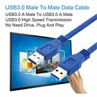 Высокоскоростной USB-кабель 3,0 для передачи данных, высокоскоростной USB-кабель типа штырь-штырь 0,6, Удлинительный Кабель AMAM, T3P6
