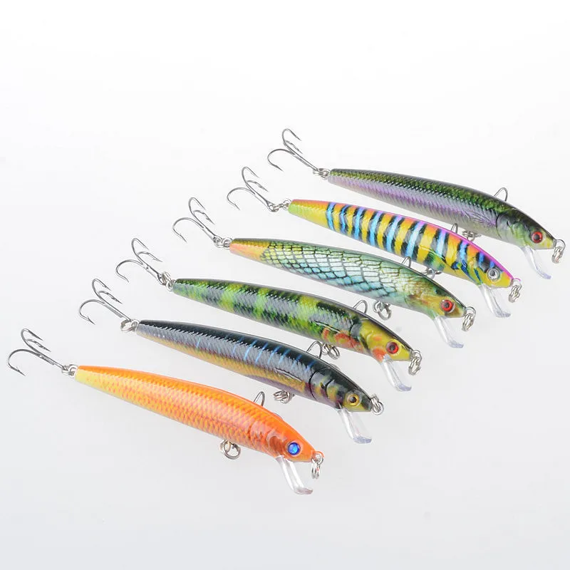 1 шт. 9 5 см/8 5g 3D картина Minnow морские рыболовные приманки Приманка воблер
