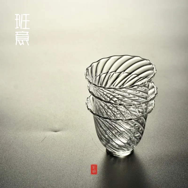 

Japanese Handmade Glass Cup Teacup Whiskey Wine Beer Coffee Mug Latte Juice Glass Cups Drinks Terrarium Tazas Drinkware DF50BL