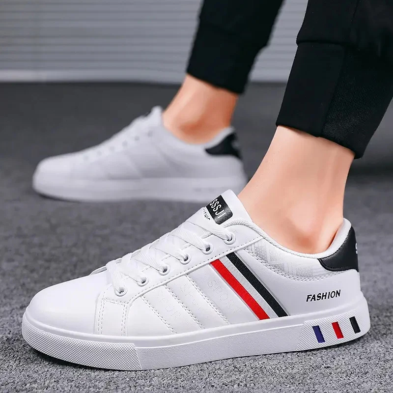 

High Quality Men's PU Leather Casual Sneakers Comfortable Man Shoes Outdoor Walking Shoe Male Shoes Zapatos De Hombre