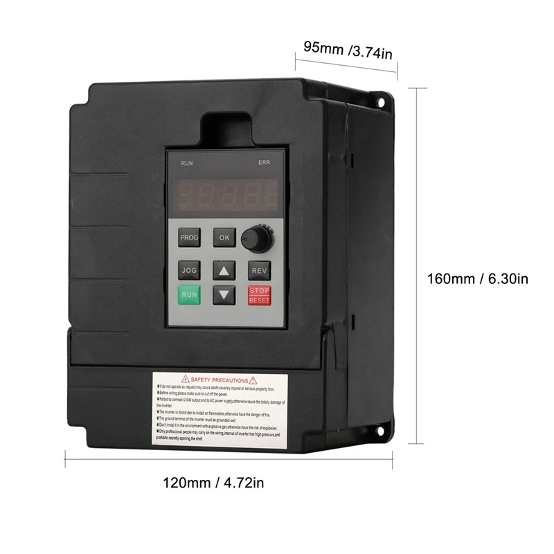 

2.2KW 220V Variable Frequency Drive Inverter Single to 3 Phase CNC VFD Universal