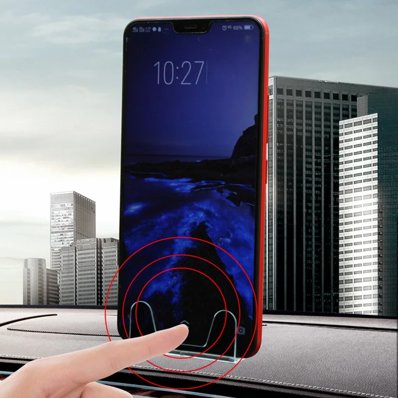 Универсальная подставка для телефона автомобильный держатель Xiaomi прозрачная