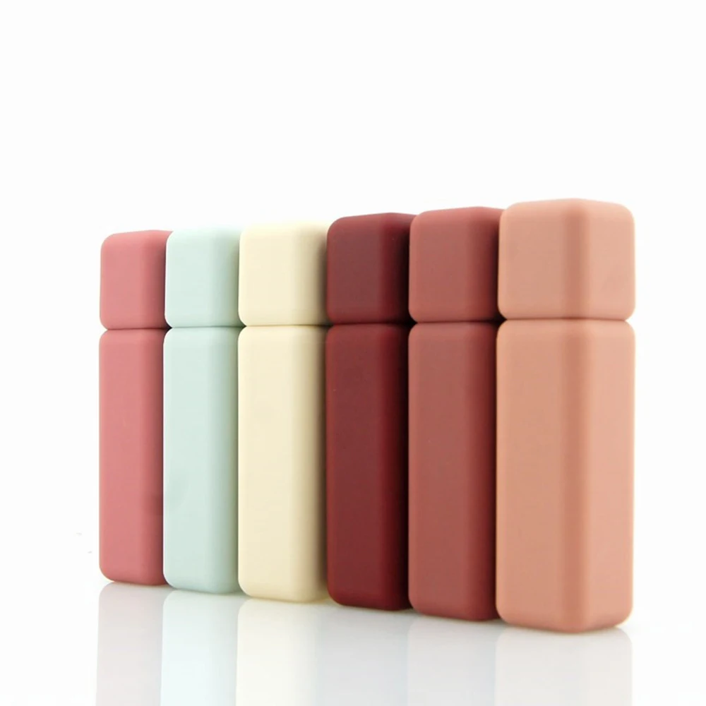 

5ML Multicolor Accentuate Frosted Texture ABS Plastic Makeup Tool Empty Lip Glaze Tube Convenient Girl lipgloss tubes wholesale