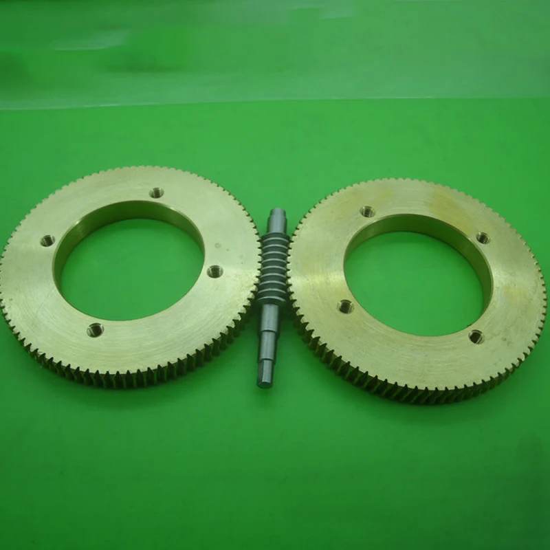 Stainless Steel Worm Tin Bronze Gear Wear 1:90 Reduction Ratio Large | Обустройство дома