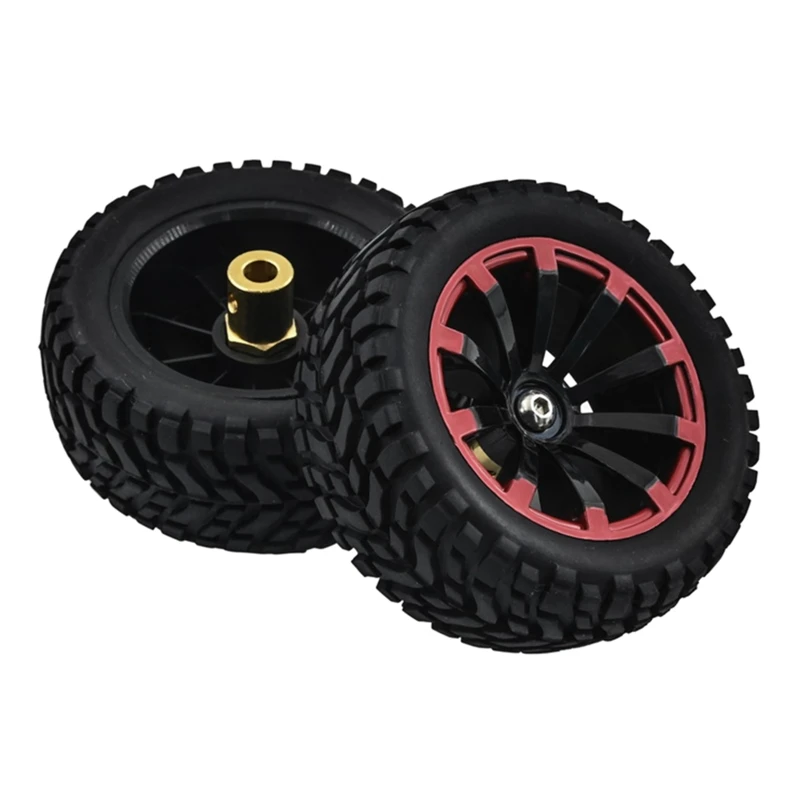 

4pcs Wheels Tires with Flexible Coupling Coupler for MN90 1/12 RC Rock Crawler