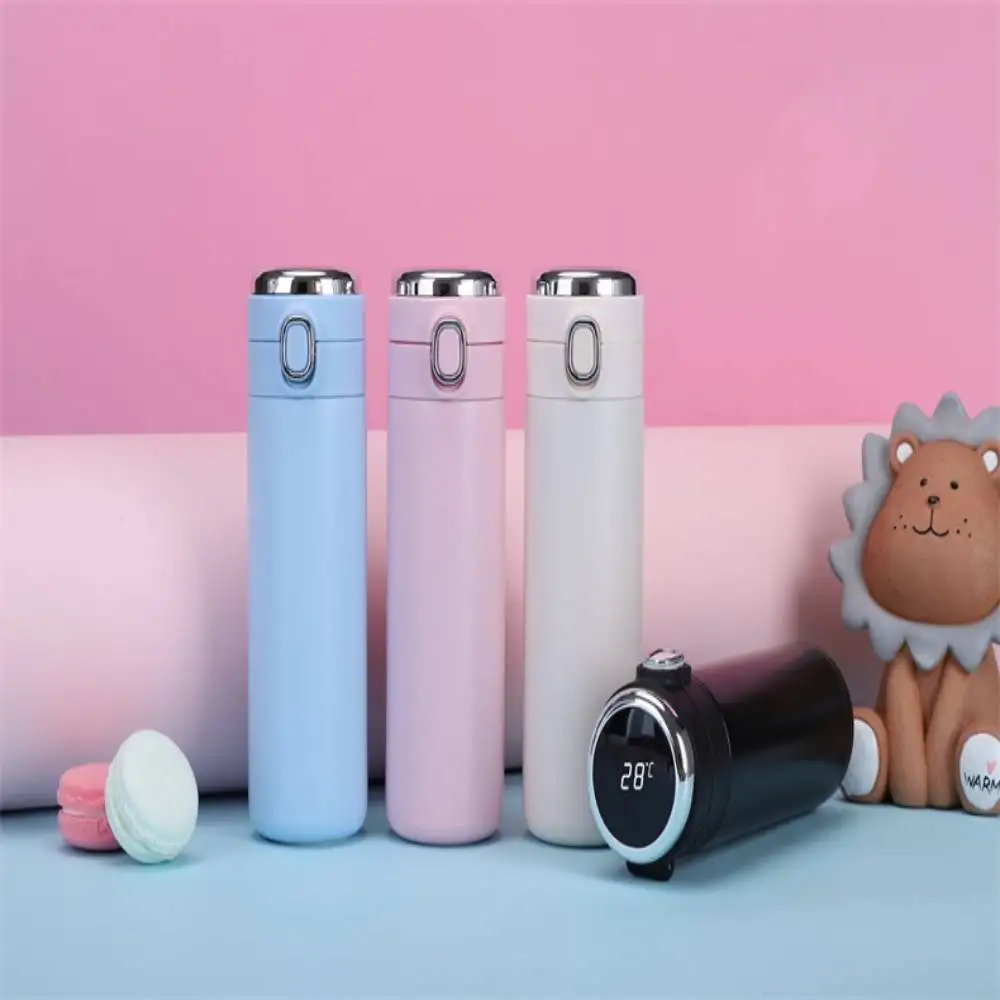 

420ML Insulated Bottle Smart Thermal BottleTemperature Stainless Steel Thermos For Coffee Mug Tea Milk Shool Water Bot0tlle