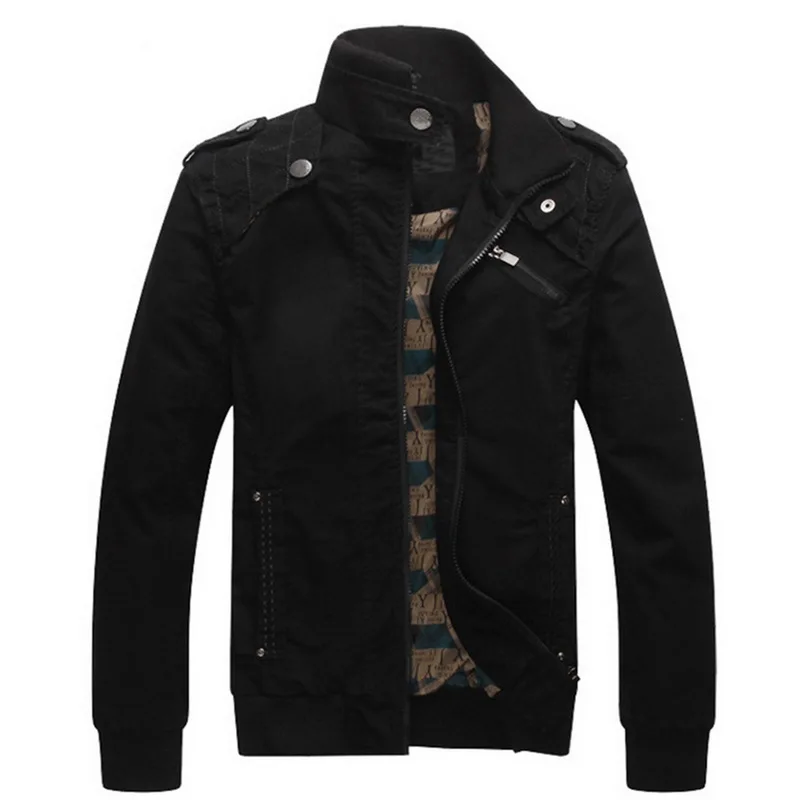 SHUJIN Осень Зима теплые куртки мужские ветровки Мужская повседневная куртка