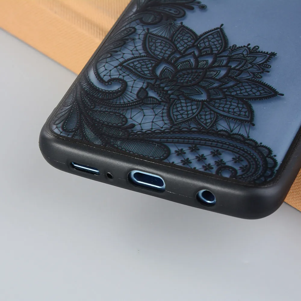 LAPOPNUT полый цветочный кружевной ТПУ силиконовый чехол для Samsung Galaxy A3 J3 J5 2017 J4 J6 Plus A6