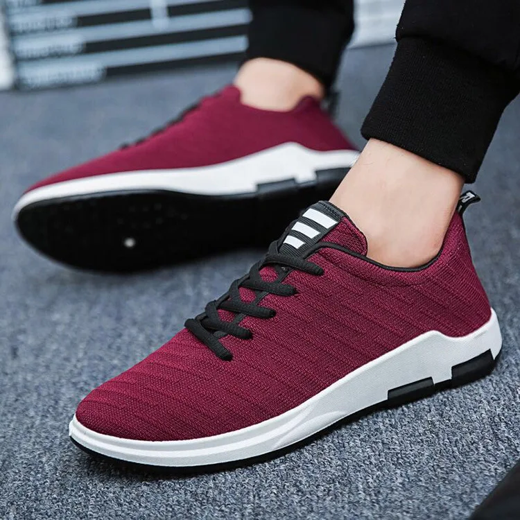 Red Теплые рабочие ботинки зимние мужские кроссовки ультра Zapatillas Deportivas Hombre дышащая повседневная обувь Sapato Masculino - Цвет: Red
