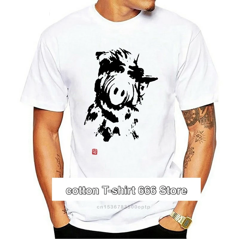 

Футболка Alf, футболка Alf, Милая футболка с коротким рукавом, 100 процентов принтов, Мужская футболка из хлопка