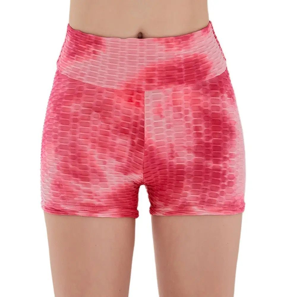 

Tie-Dye Jacquard High Waist BBreathable Buttocks Fitness Running Sports Bottoming Yoga Pants For Women