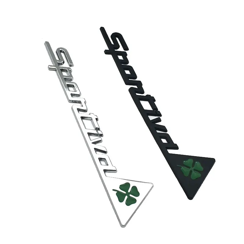 Металлическая Наклейка для Alfa Romeo SPORTIVA эмблема наклейка с логотипом 3D Badge Decal