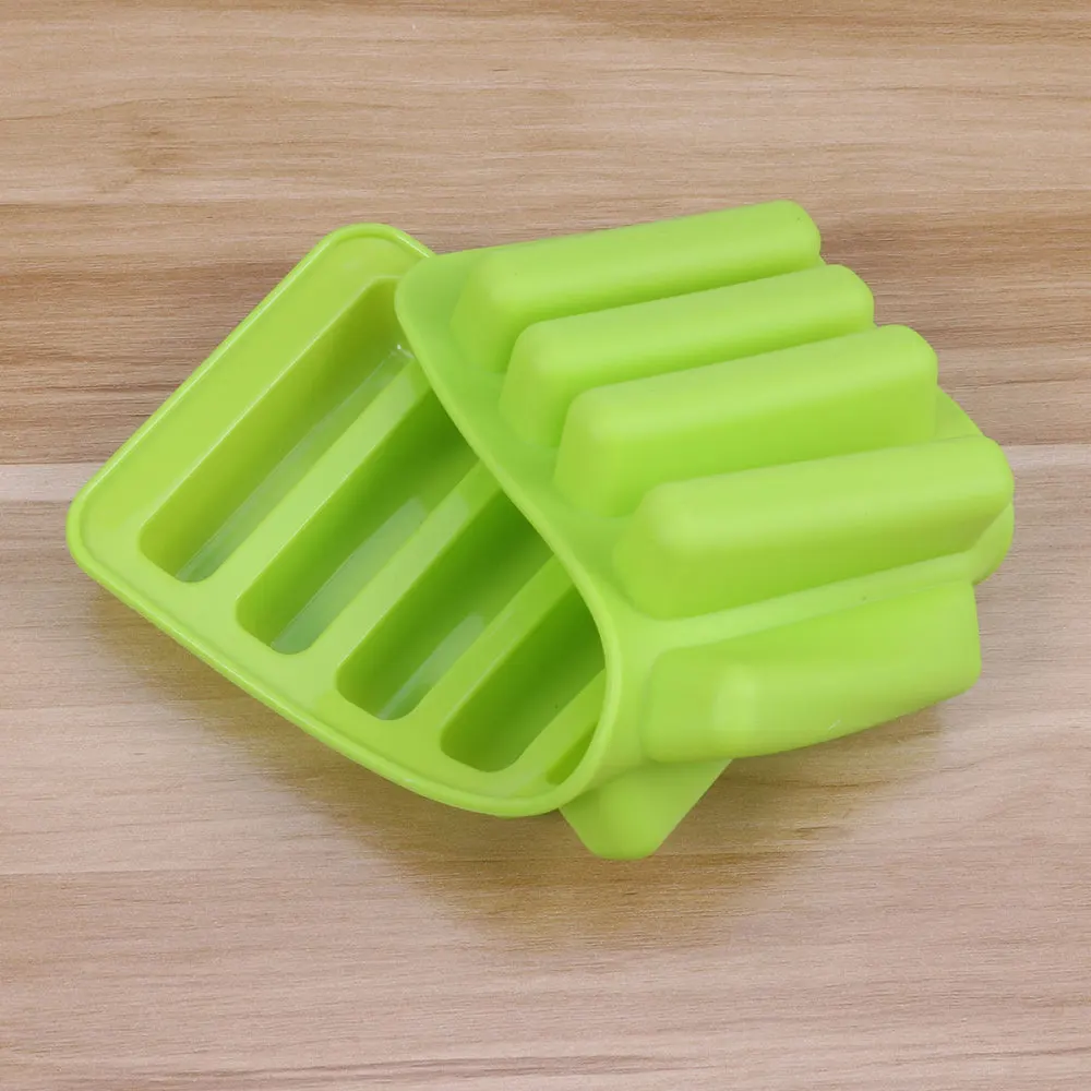 Силиконовые подносы для кубиков льда узкие кубики форма выпечки жаростойкая