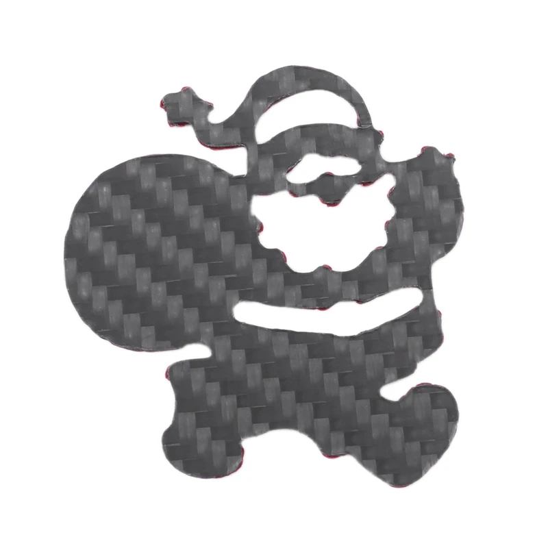 

for Car Motorcycle Christmas Decoration Scratchproof Carbon Fiber Sticker Santa Claus Sticker