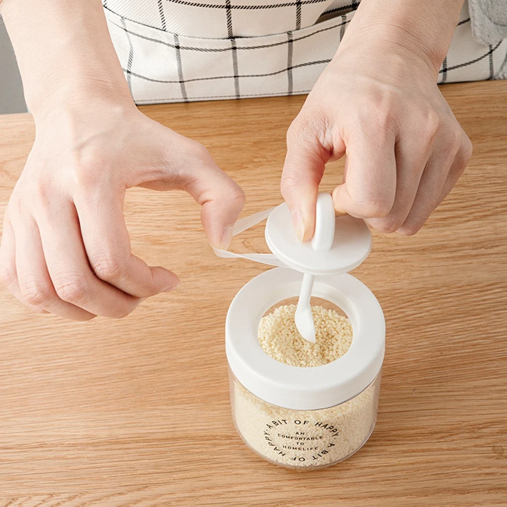 

Spoon Seasoning Bottle Set Kitchen Moisture-Proof Seasoning Box Sugar And Salt Jar