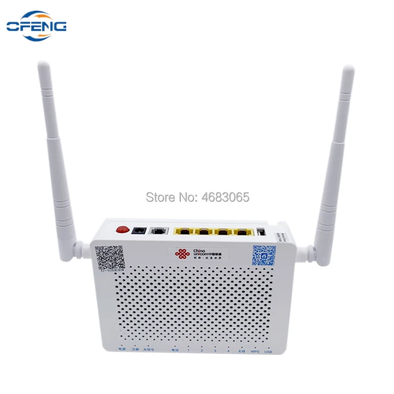 Оптоволоконный модем ZTE GPON ONU ONT F663NV3A 1GE + 3FE 1Voice 1USB WIFI 2 4G FTTH оптический сетевой
