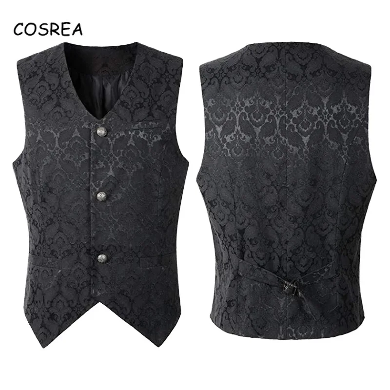 Мужская жаккардовая куртка без рукавов черный или белый жаккардовый жилет в
