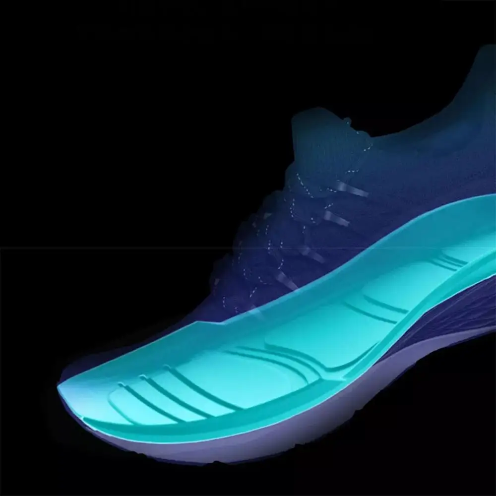 Xiaomi Mijia Shoes 3th мужские спортивные туфли новые спортивные уличные удобные и Нескользящие повседневные 3D рыбий кости системы