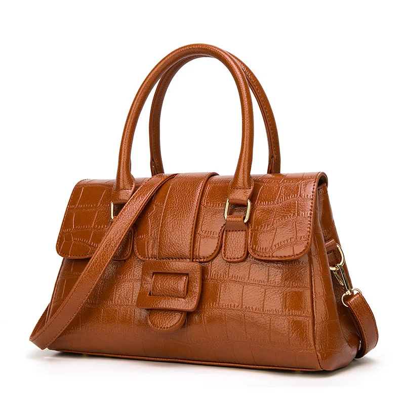 

New European and American Fashion Alligator Handbag Women's One Shoulder Messenger Bag