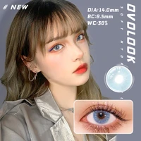 ovolook 1 pair 4 color series colored contact lenses natural series contact lenses cosmetic beautiful pupil lens for eyes lentes