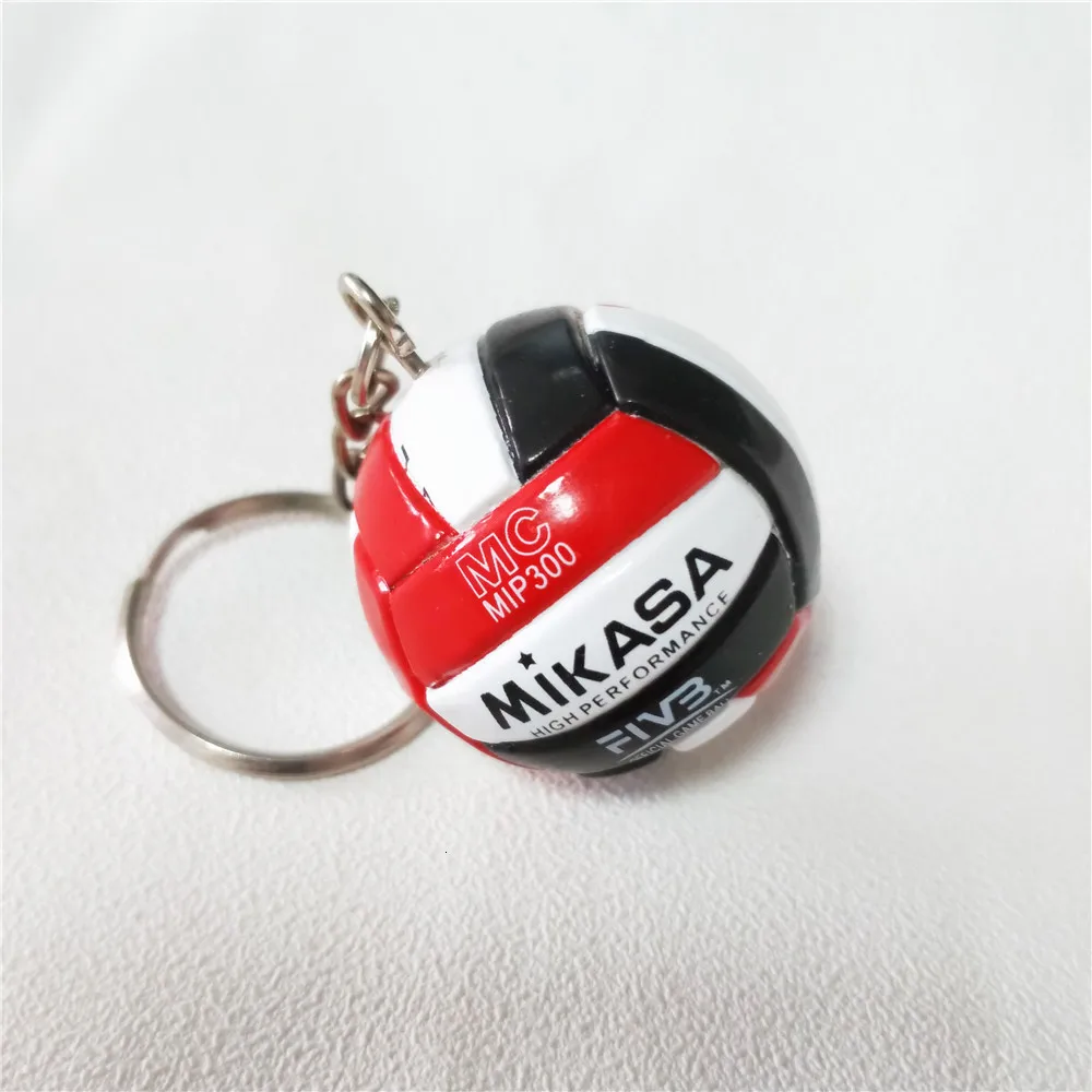 V200w Volleyball Keychain Sport Key Chain Car Bag Ball Volleyball Key Ring Holder Volleyball Gifts For Players Keyring Keychains - Цвет: 11