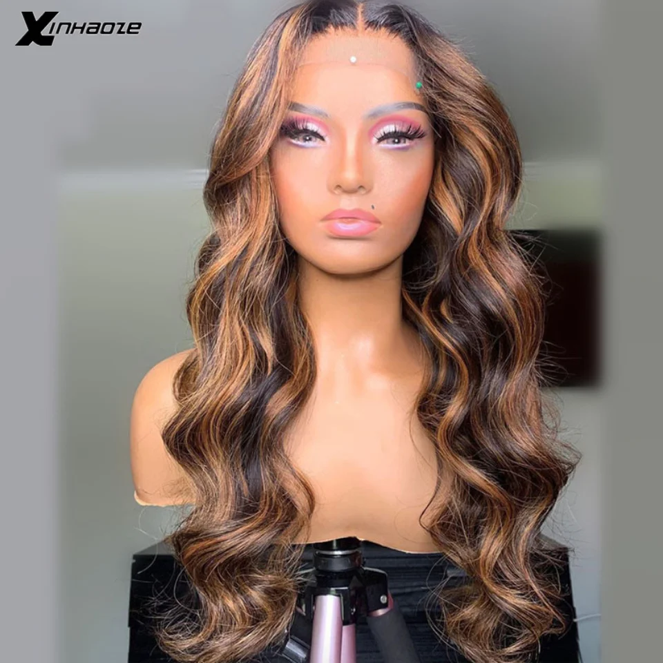 Парики из натуральных каштановых волос 13x 6 с объемными волнами | Шиньоны и парики