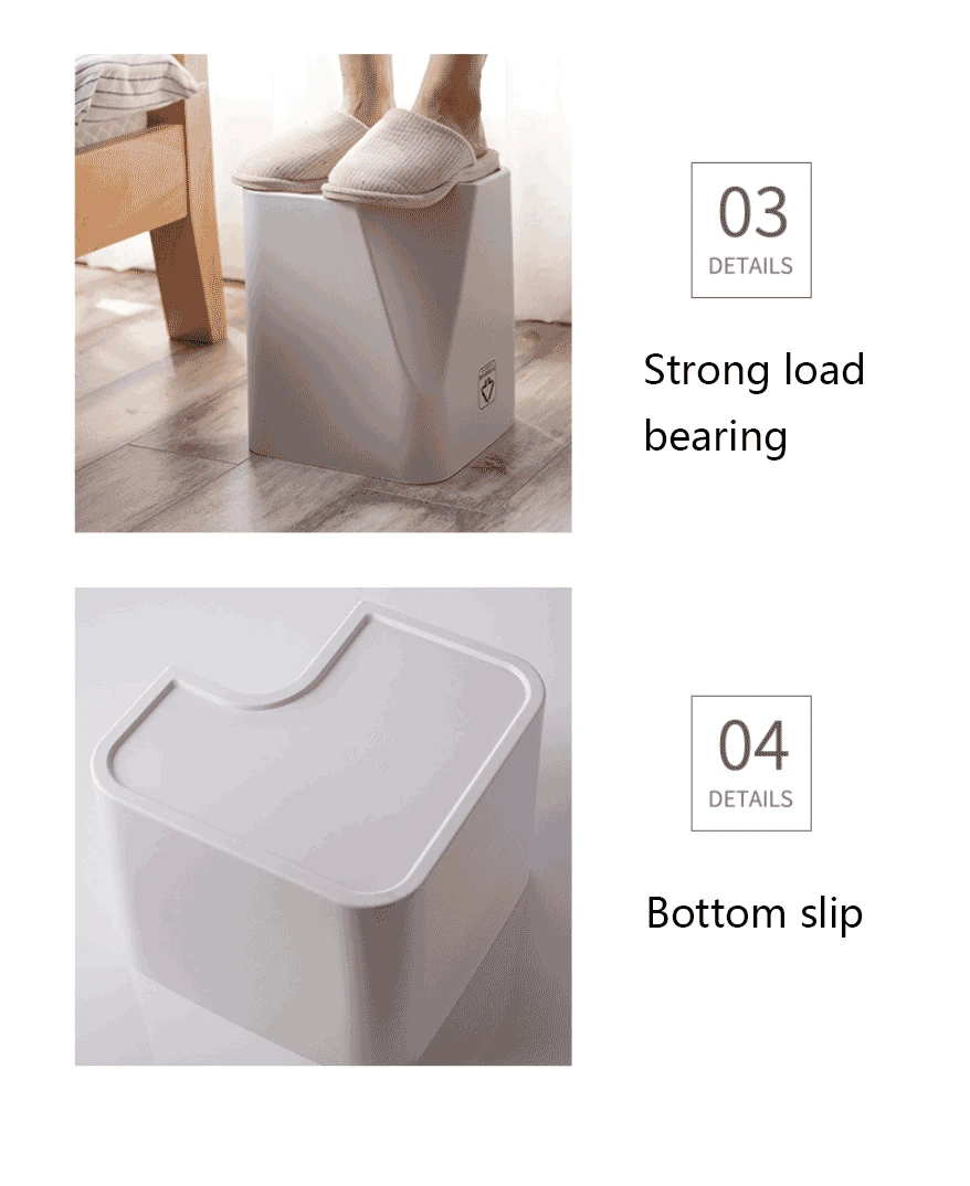 Kitchen Trash Can Stacked Sorting Trash Bin Recycling Bin Household Dry And Wet Separation Waste Bin Rubbish Bin for Bathroom