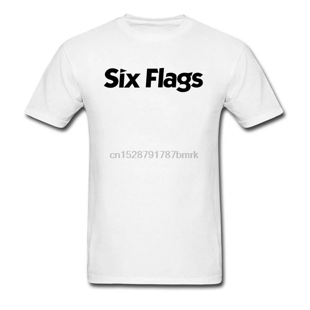Мужская мистер робот хорошее футболки шесть флагов белый товарный знак