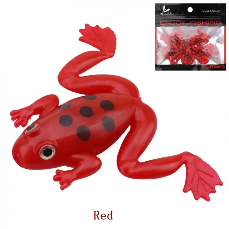 5 шт./лот мягкие приманки лягушки 3 см 2 г миниатюрная имитация рыболовная приманка