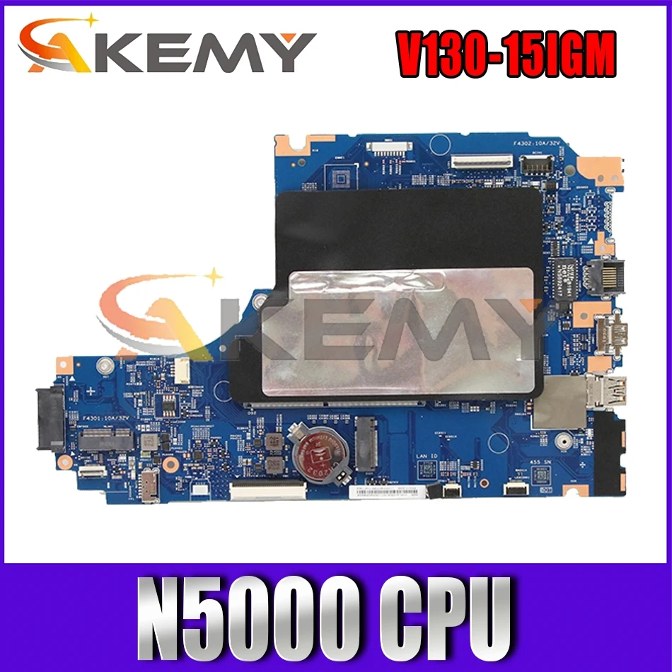 

For Lenovo V130-15IGM laptop motherboard 17839-1M 448.0DG04.001M with N5000 CPU tested 100% working FRU 5B20R33011 Mainboard