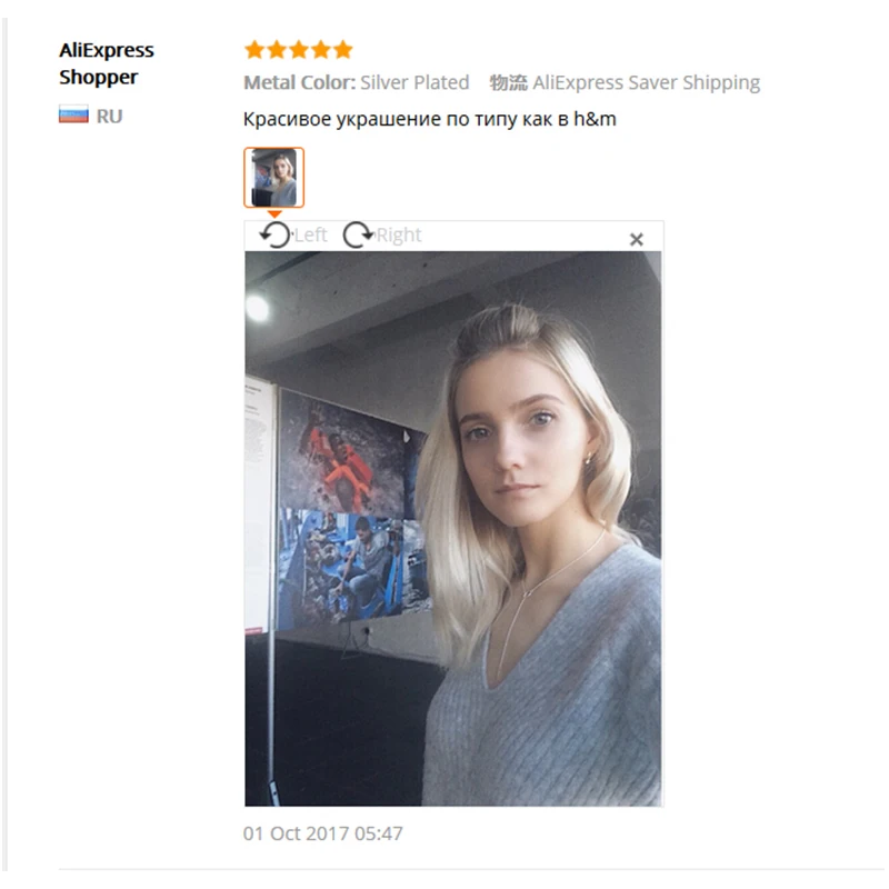 Hfarich минималистичное простое кольцо с длинной цепочкой изысканное ожерелье