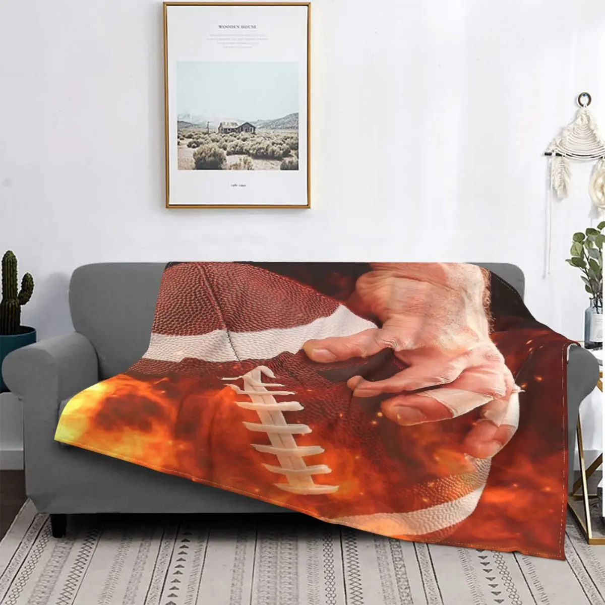 

Манта термическая с принтом футбольный американский, для cama colcha, cama a cuadros, sofda, Manta термическая, 8 единиц