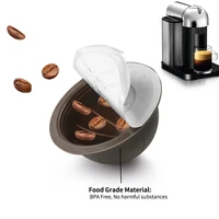 refillable vertuoline coffee capsules pods reusable vertuo capsules compatible for nespresso vertuo coffee machines