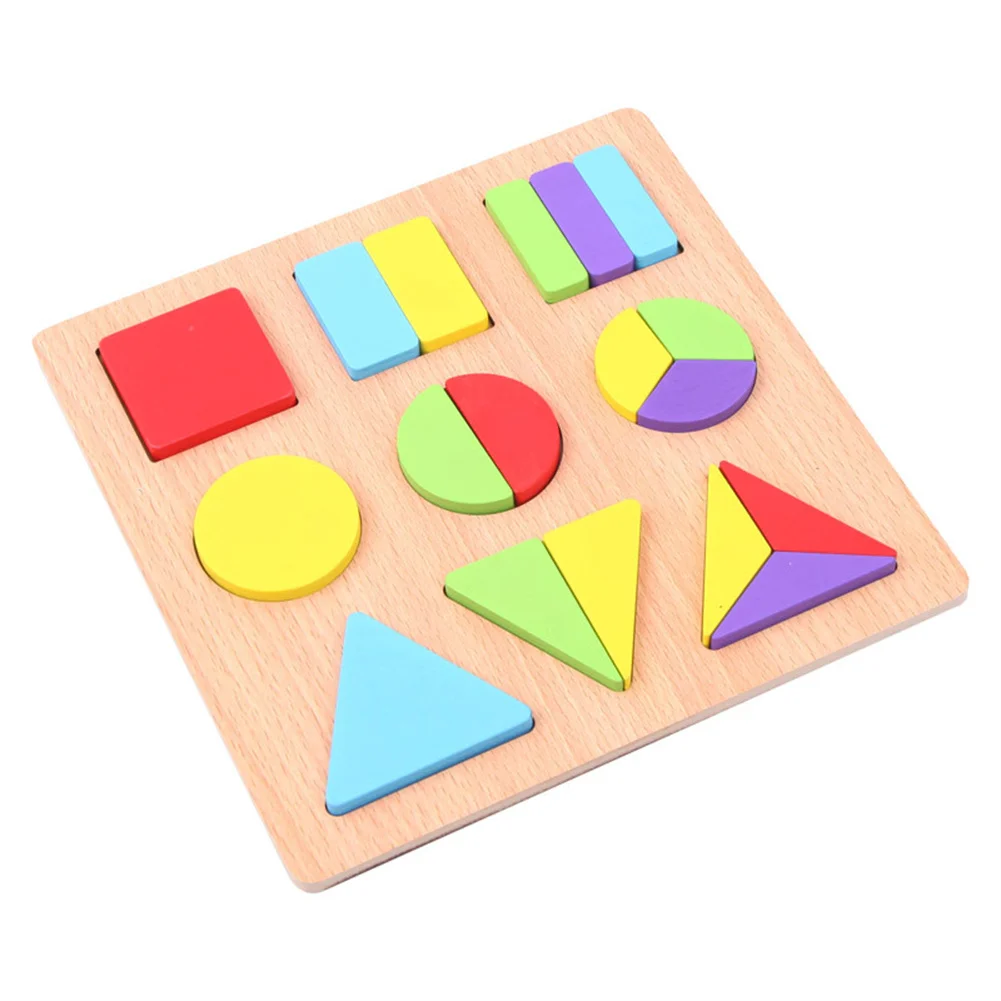 

Preschool Kids Montessori Educational Wooden Toys Kids Educational Cognitive Matching Shape Geometric Learning Educational Toys