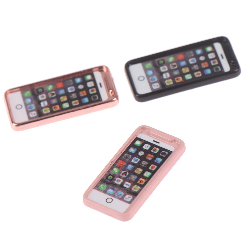 1/12 Миниатюрные аксессуары для кукольного домика мини модель мобильного телефона