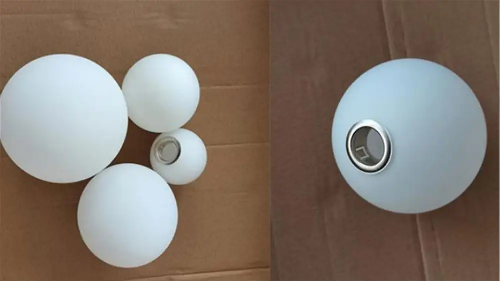 Белый стеклянный затемнитель для лампы G9 матовый аксессуар открывания крепления