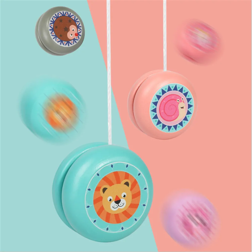 ZXZ animprime juguetes de madera yoyo mariquita nivienos yo-yo creativo Yo para bola G0149 Божья коровка | Игрушки и хобби