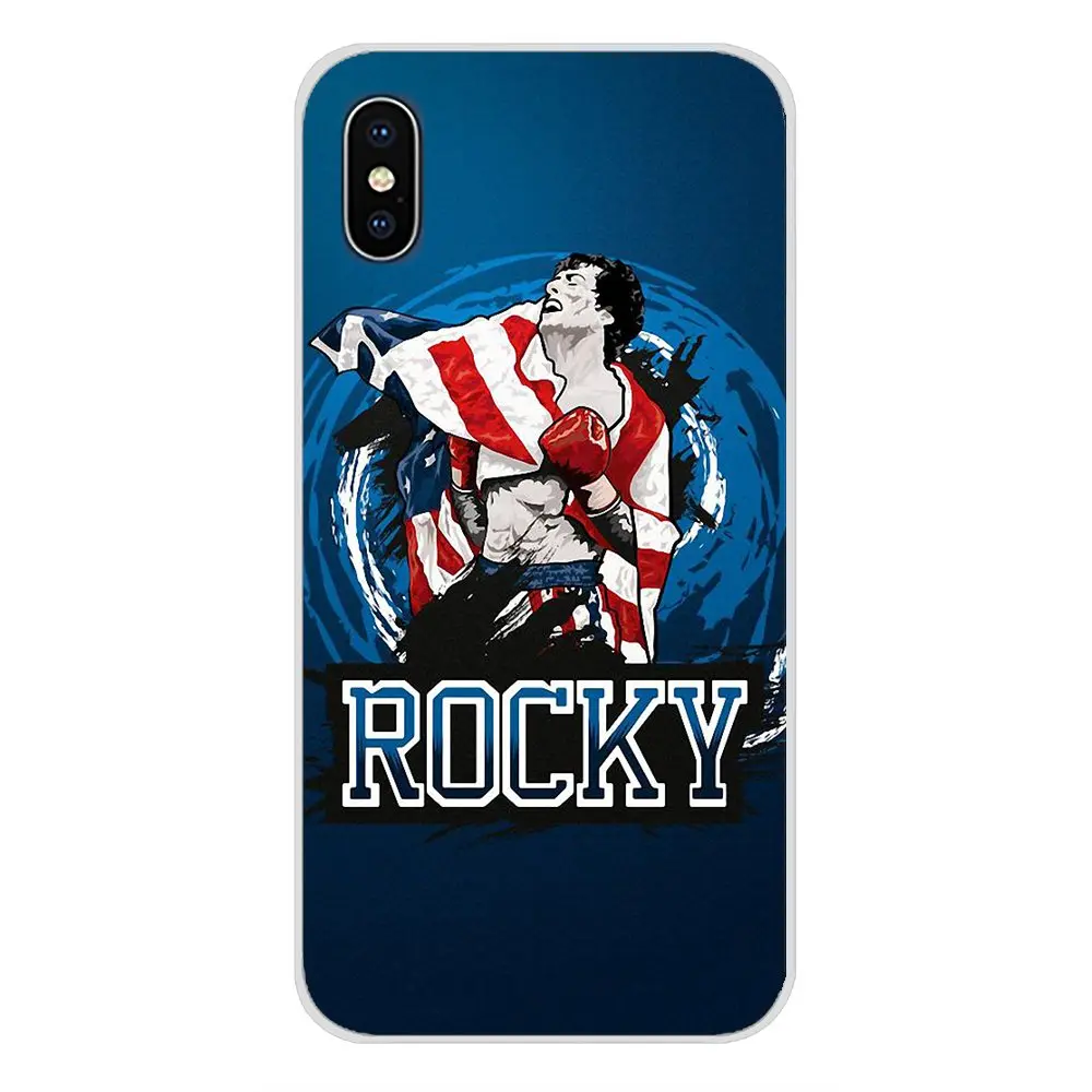 Rocky Balboa для LG G3 G4 Mini G5 G6 G7 Q6 Q7 Q8 Q9 V10 V20 V30 X Power 2 3 K10 K4 K8 2017 аксессуары чехлы телефонов |
