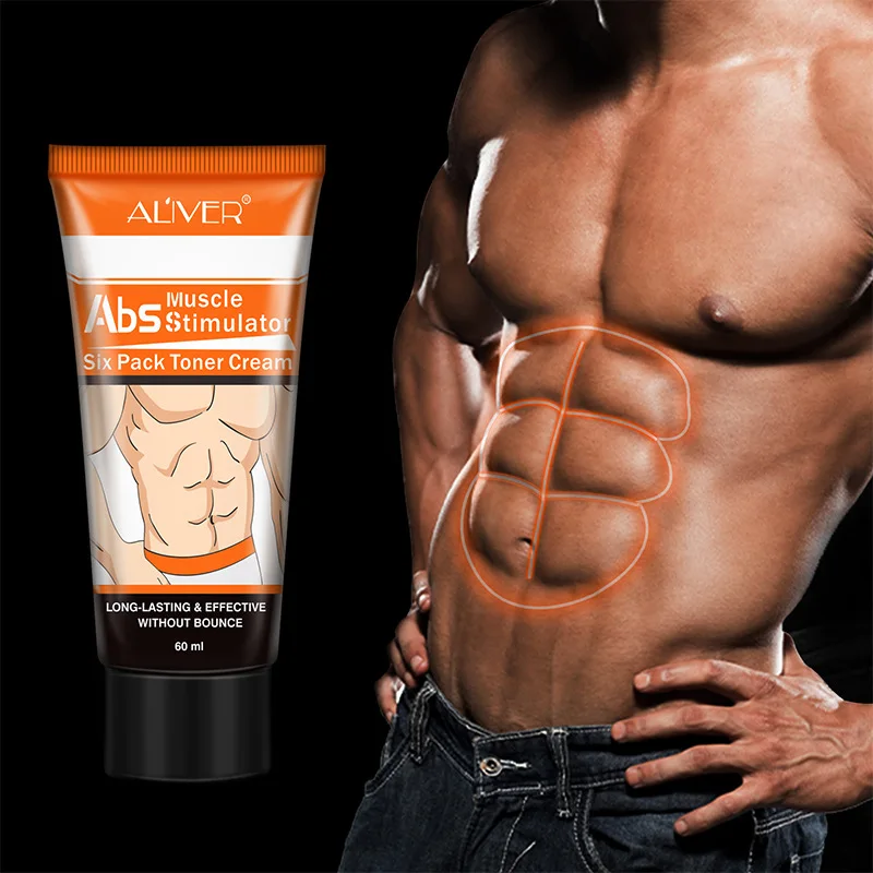 

60ml Powerful Body Cream Hormones Men Muscle Strong Anti Cellulite Burning Cream Slimming Gel For Abdominals Muscle