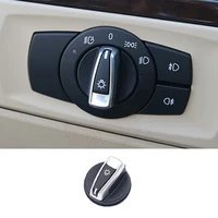 auto headlight lamp switch knob button cap replace cover car interior parts for bmw 3 series e90 e91 e92 e93 x1 e84 accessories