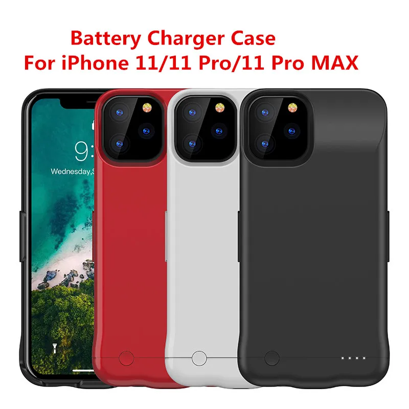 Чехол для зарядного устройства на 5200 мА · ч iPhone 11 Pro чехол 6200 Max аккумулятора |