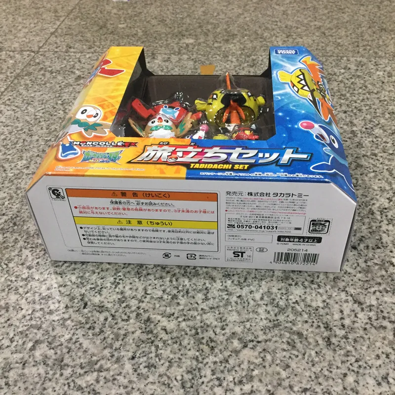 Фигурки покемонов Takara Tomy карманные монстры ролет попплио тапю Коко Пикачу