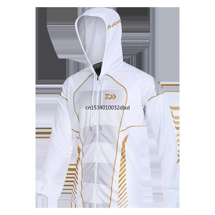 

DAIWA Fishing Vest Hooded Men Jacket Quick-Drying Coat Fishing Shirt For Hiking Cycling Fishing Clothes Outdoor Sport Jacket