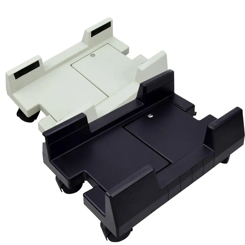 

Mobile Desktop Computer Floor Stand Rolling Wheels Adjustable Width PC Tower Holder computer tower holder CPU stands