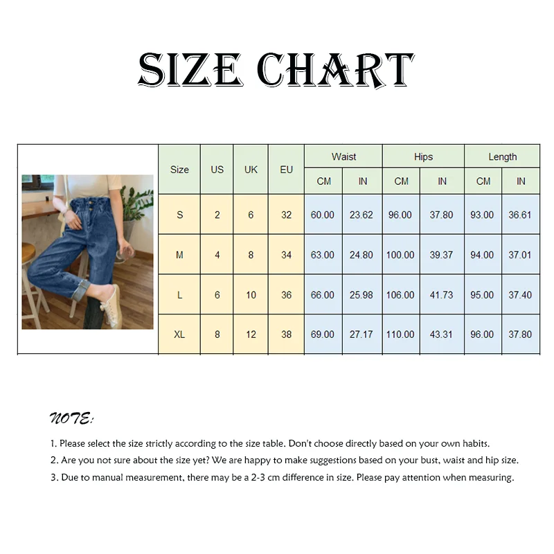 

Women Harem Pants High Waist Loose Jeans Streetwear Cargo Pants Stacked Trousers Women Pockets Casual Jeans Lady Indie Aesthetic