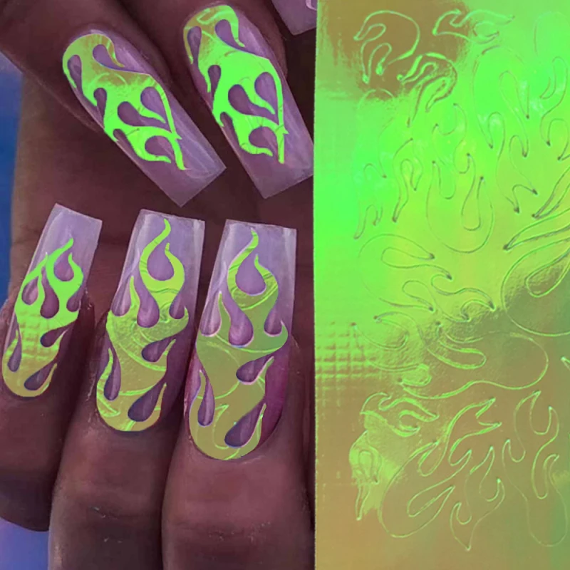 16 шт. голографические наклейки для дизайна ногтей | Красота и здоровье